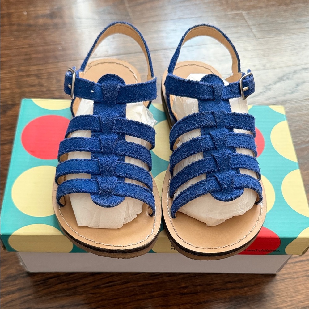 Mini Boden Navy Kids Sandals